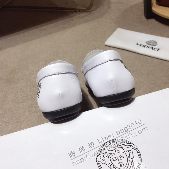 VERSACE男鞋 專櫃同步 範思哲男士一腳蹬 休閒系列 豆豆鞋  jpx1842
